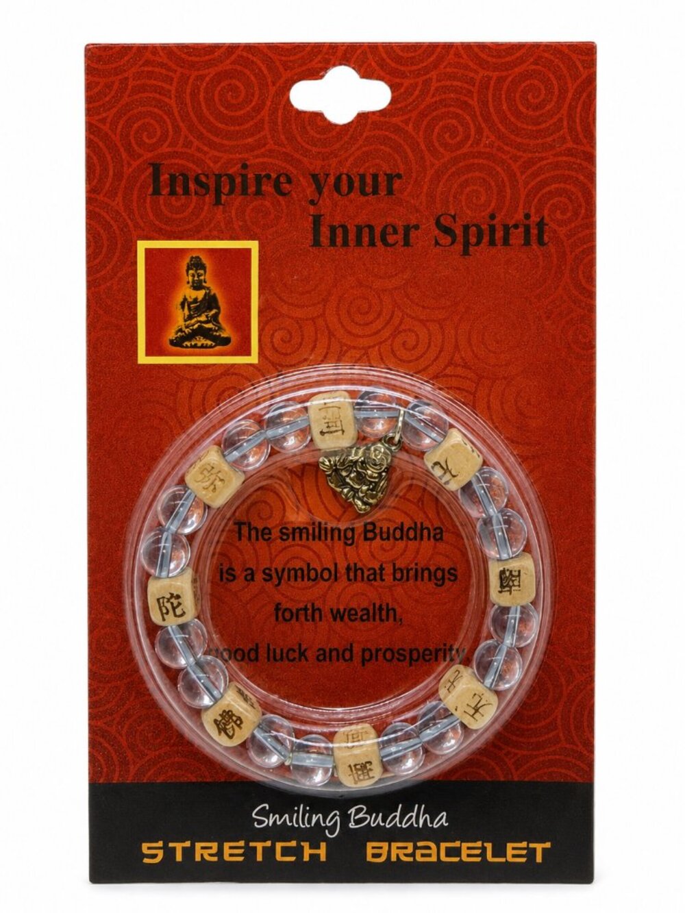 NWT Smiling Buddha Stretch Bracelet – Good Luck Wealth Prosperity